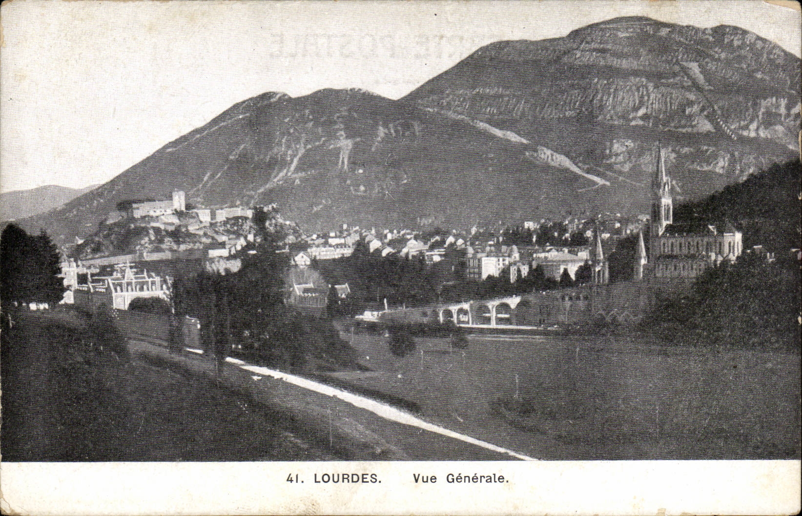 CPA Lourdes Vue generale