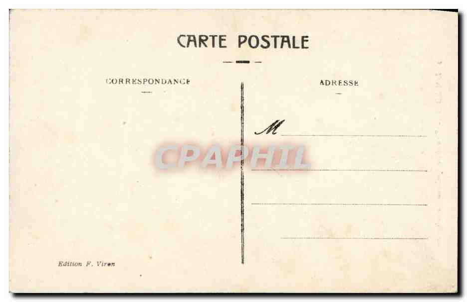 CPA Lourdes Bernadette Soubirous en religieuse — Verso