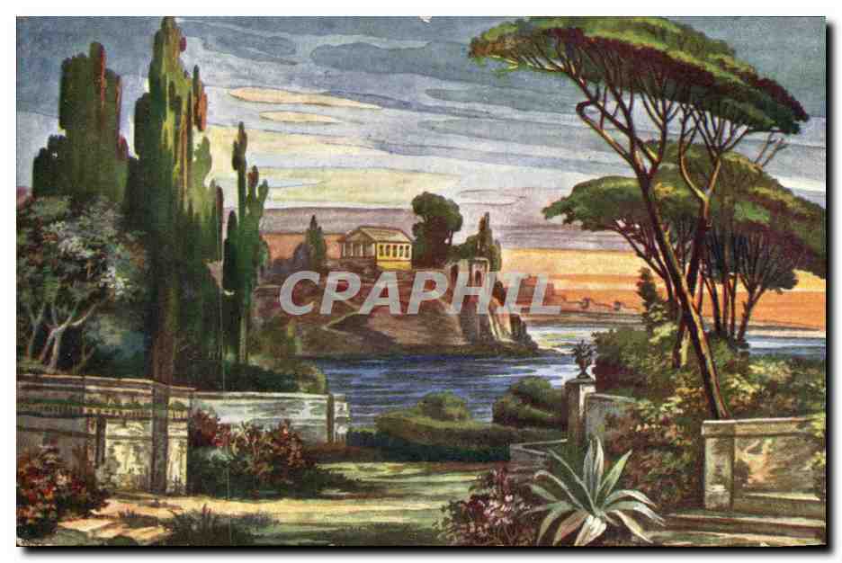 CPA Fantaisie Bord de mer sous les pins