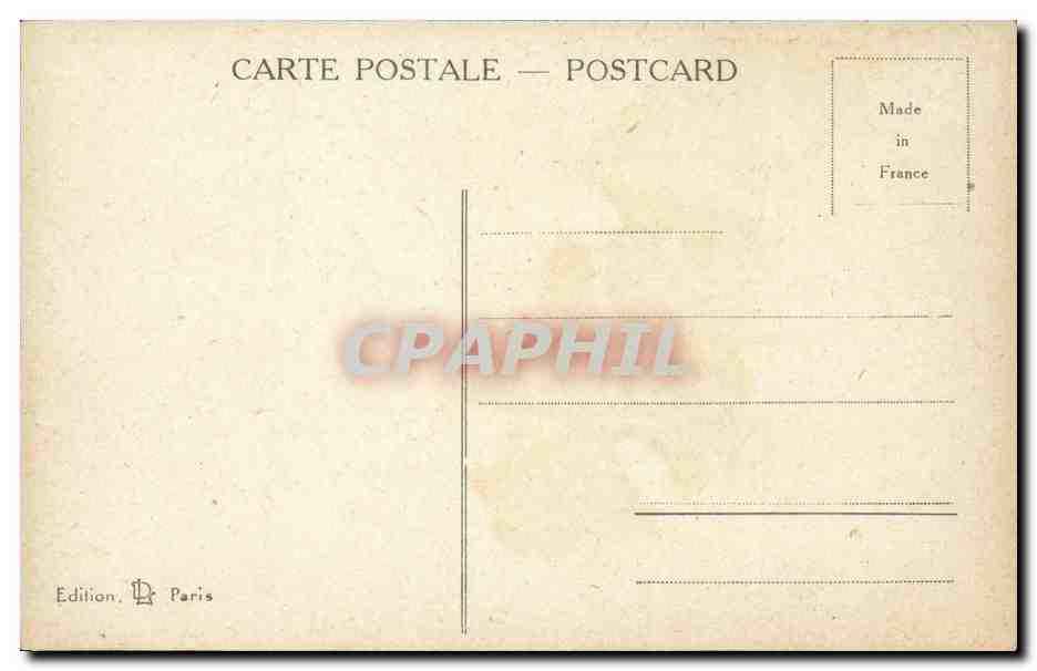 CPA Fantaisie Bord de mer sous les pins — Rückseite