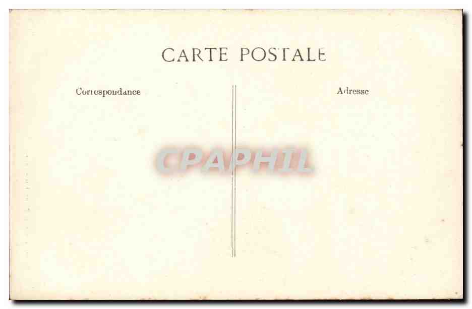 Paris CPA A Vincent Rue des Beaux Arts — Verso