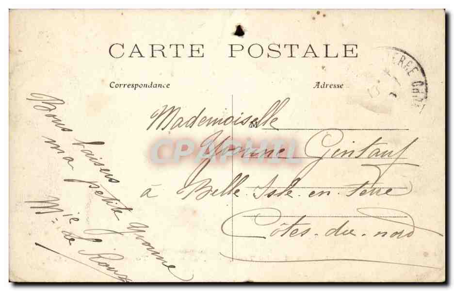 Paris CPA Trocadero Vu sous la Tour Eiffel — Rückseite