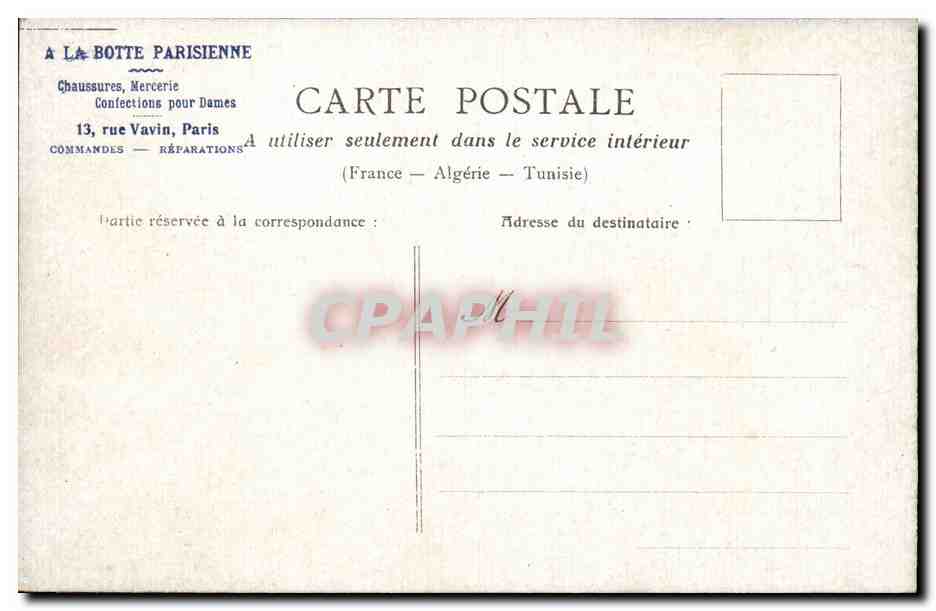 Paris CPA Bois de Boulogne Le lac ( pecheur ) — Rückseite