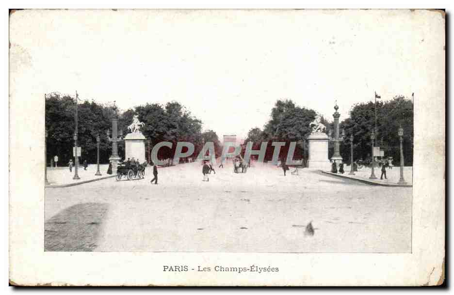 Paris CPA Les Champs Elysees