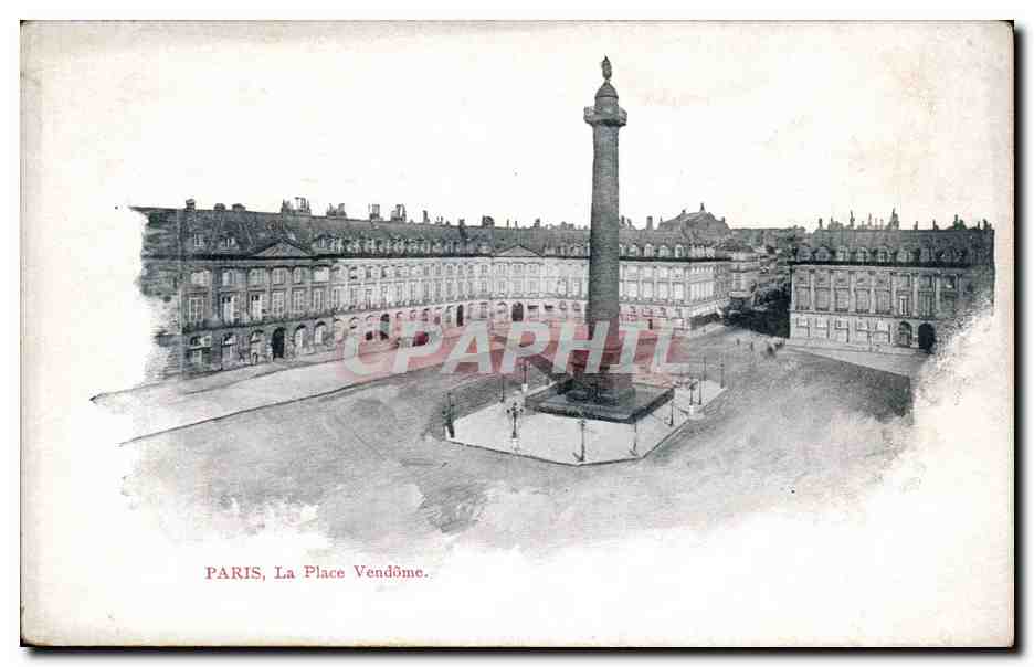 Paris CPA La Place Vendome