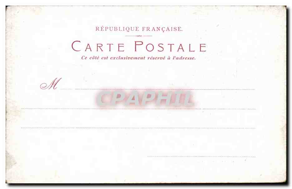 Paris CPA La Place Vendome — Rückseite