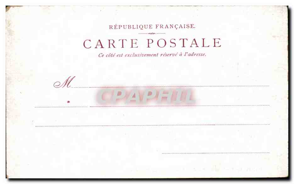 Paris CPA Le tombeau du president SAdi CArnot au Pantheon — Rückseite