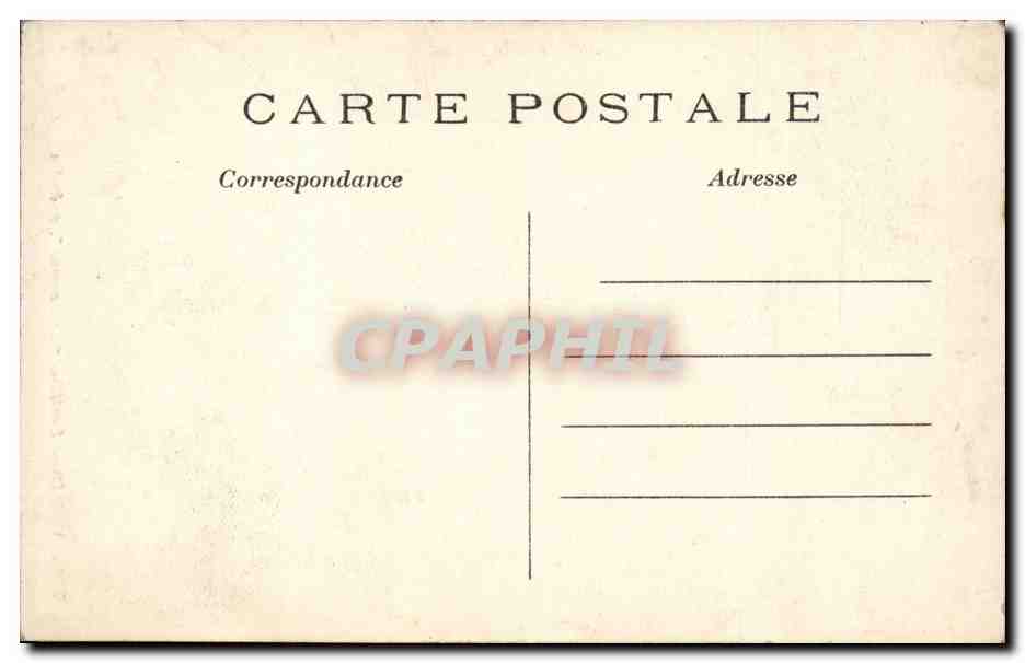 Paris CPA Pantheon Le penseur de Rodin — Rückseite