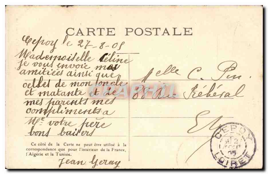 CPA Fantaisie Enfants Valet de chambre et soubrette ( negro enfant de couleur noir negre ) — Rückseite