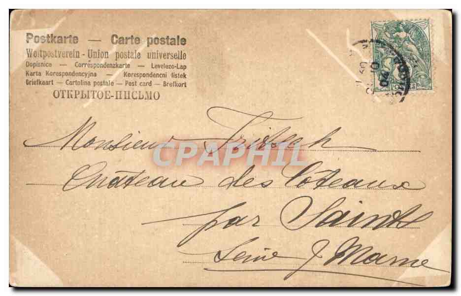 CPA Fantaisie Enfant  — Verso