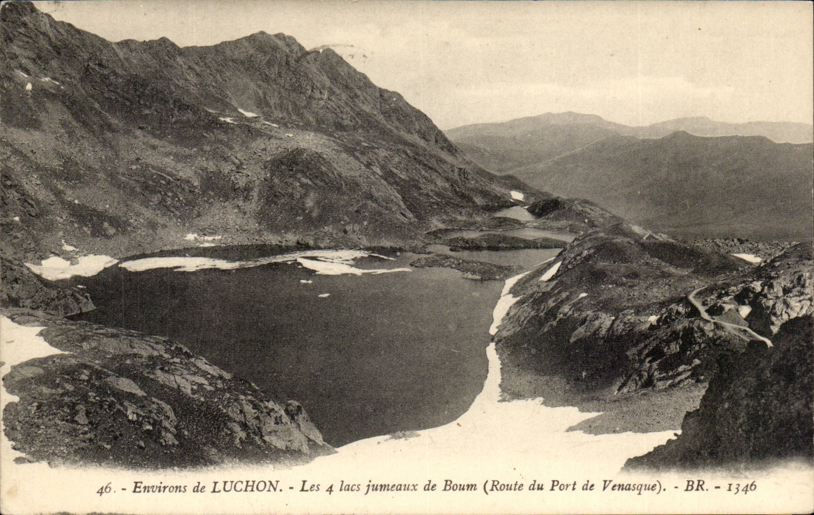 Les 4 lacs jumeaux de Boum (Route du Port de Venasque) — Environs de LUCHON — BR - 1346