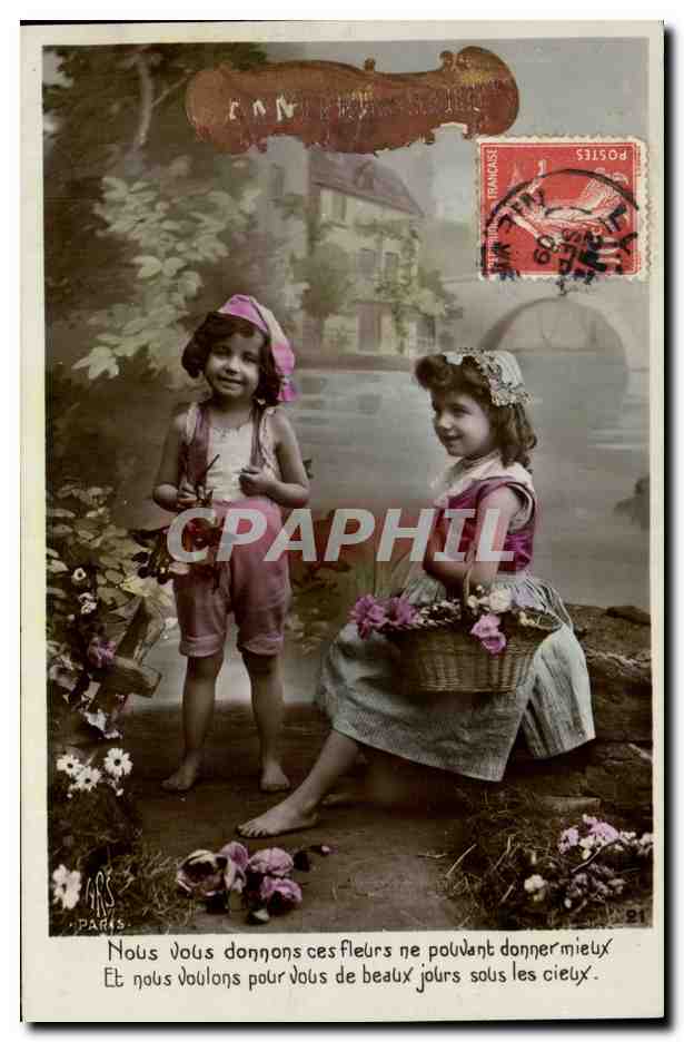 CPA Fantaisie Enfants