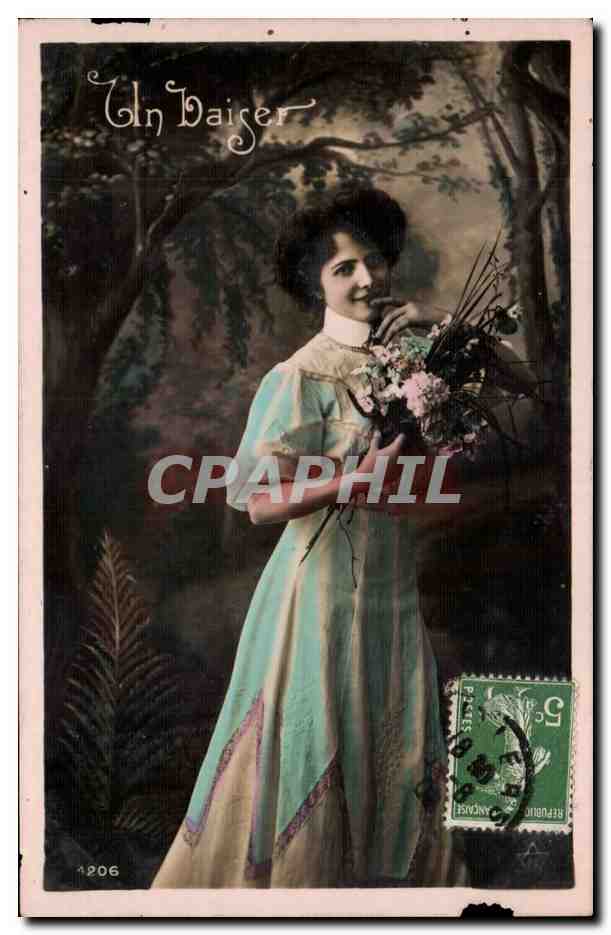 CPA Fantaisie Femme