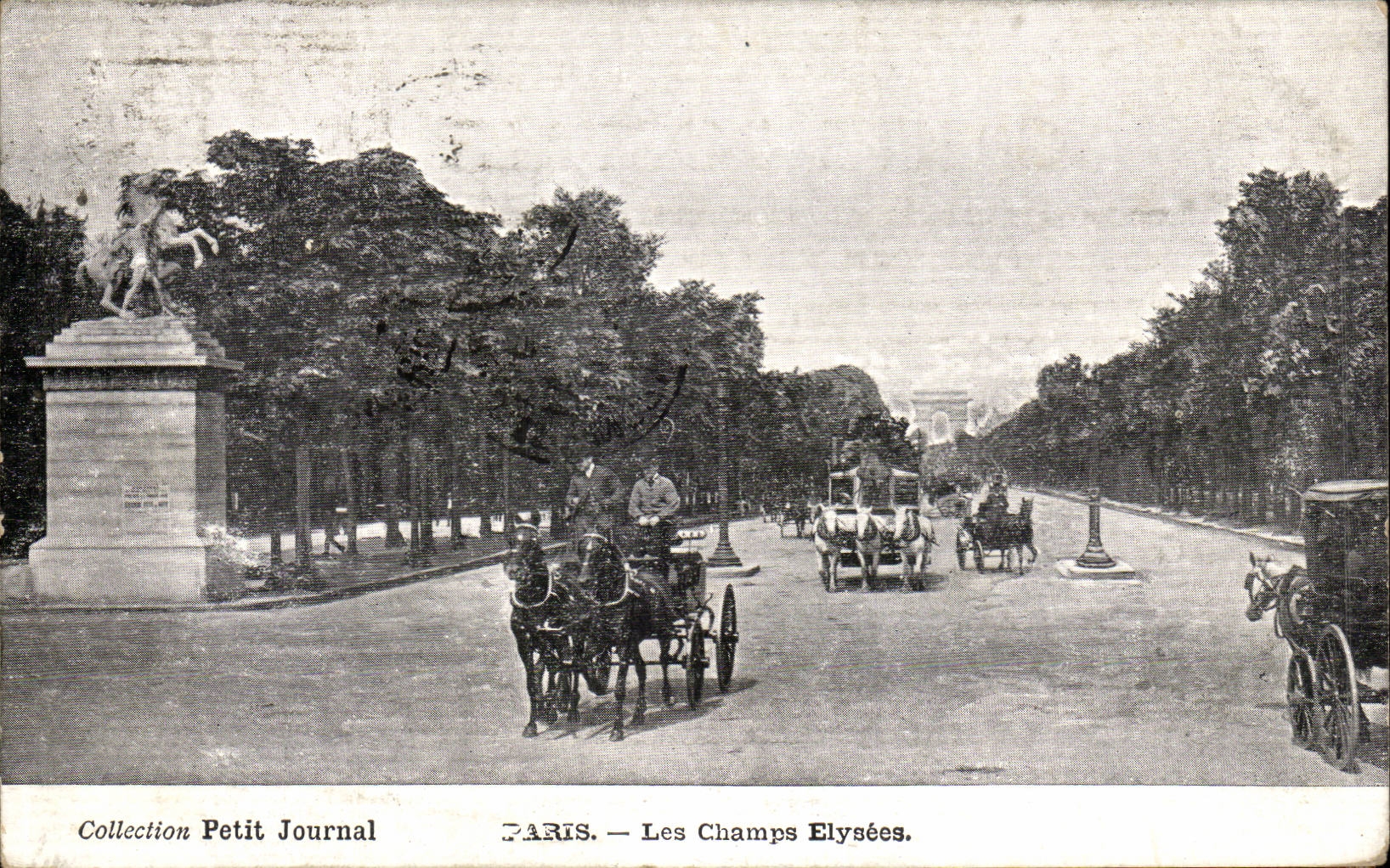 Paris CPA Les Champs Elysees