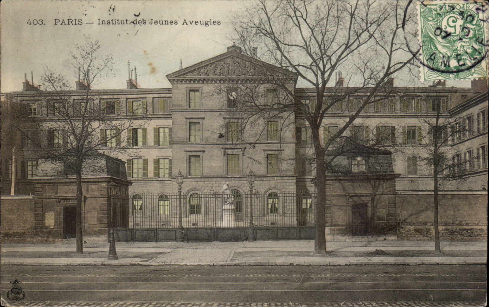 Paris CPA Institut des jeunes aveugles ( blind ) 