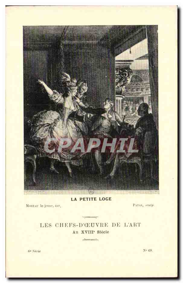 La Petite Loge — Les Chefs-d'Œuvre de l'Art Au XVIIIe Siècle — 6e Série N° 69