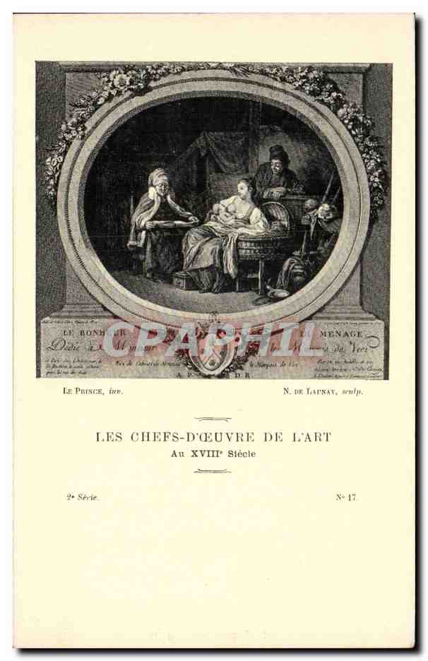 Les Chefs-d'Œuvre de l'Art — Au XVIIIe Siècle — N. de Lapnay, sculpteur — 2e Série, N° 17