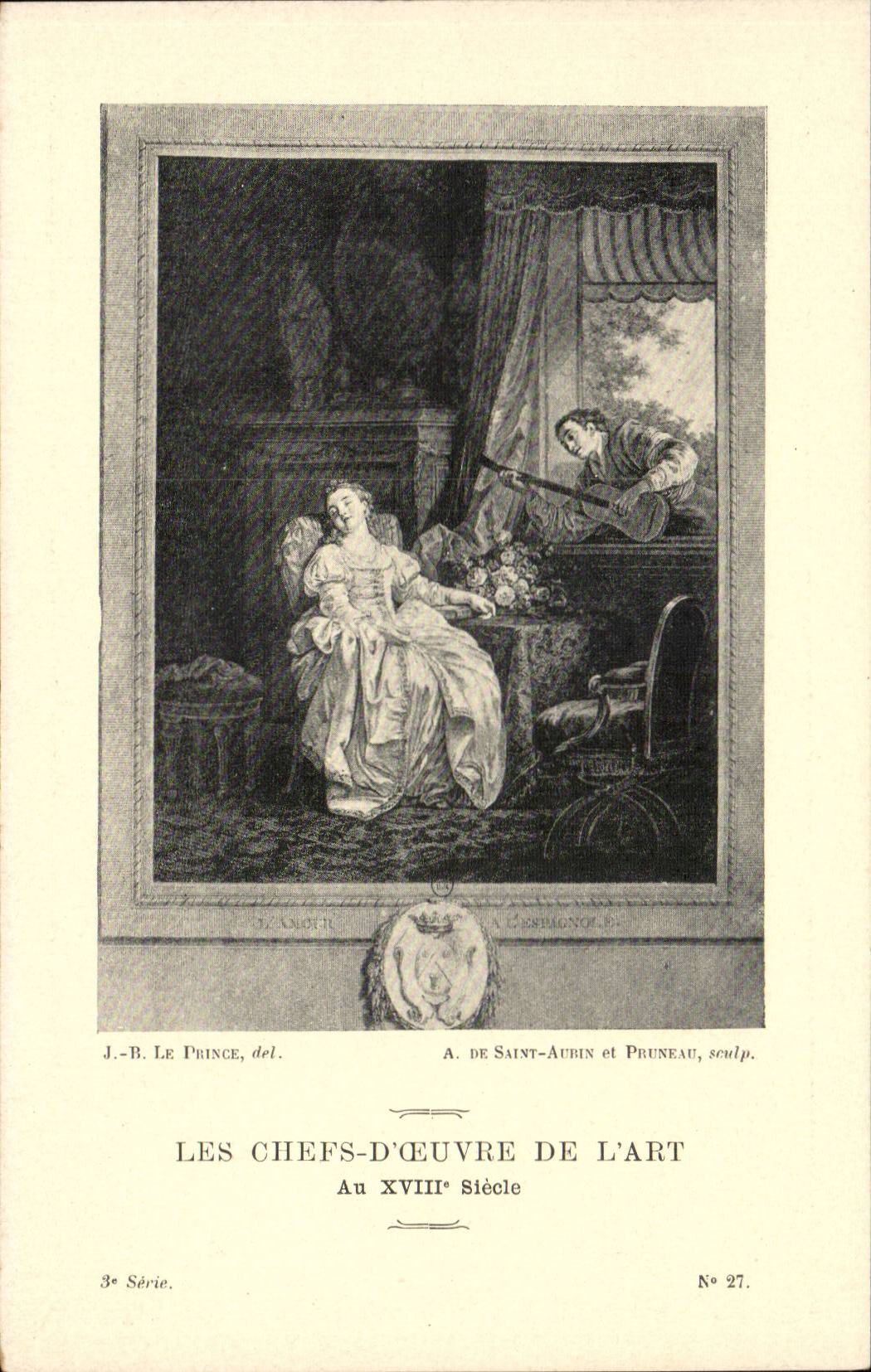 Les Chefs-d'Œuvre de l'Art — Au XVIIIe Siècle — 3e Série, N° 27