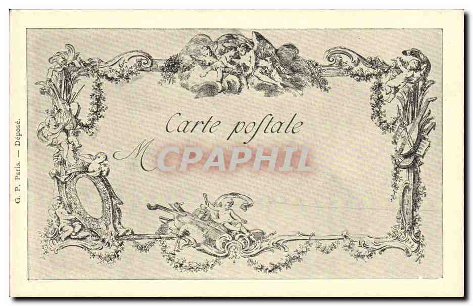 Diane et Actéon — gravure de Boccher, peinture de Aug. de St-Aubin, 1767 — Série 26, N° 301, 'Les Chefs-d'Œuvre de l'Art Au XVIIIe Siècle' — Achterkant