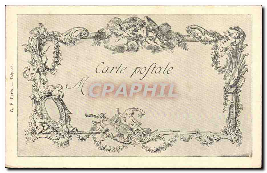 Pastorale — Les Chefs-d'Œuvre de l'Art au XVIIIe Siècle — Huguer, sculpteur — Série 14, N° 163 — Verso