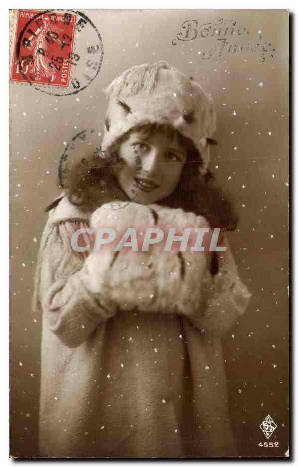 CPA Fantaisie Enfant Bonne annee