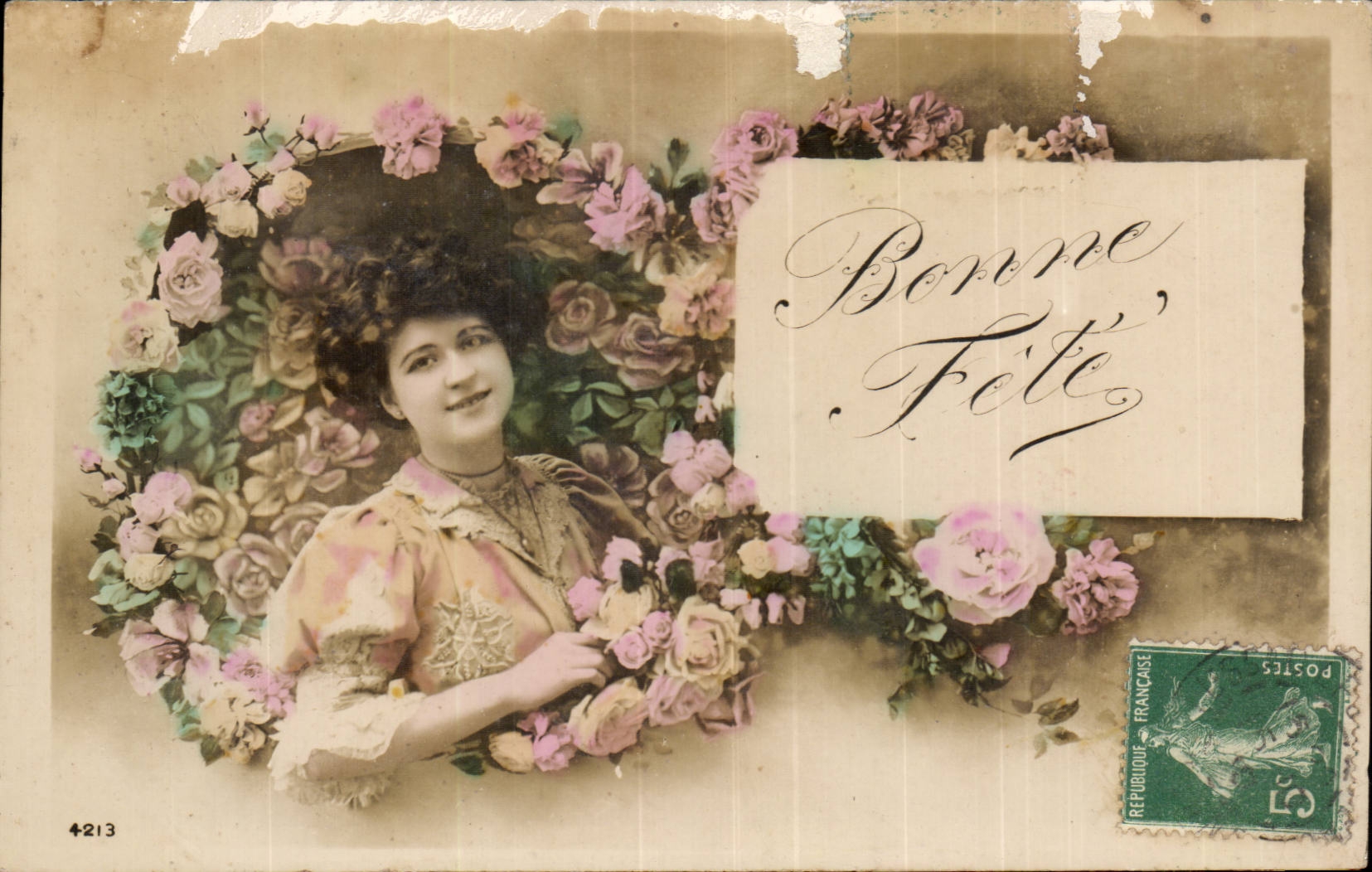 CPA Fantaisie Femme 