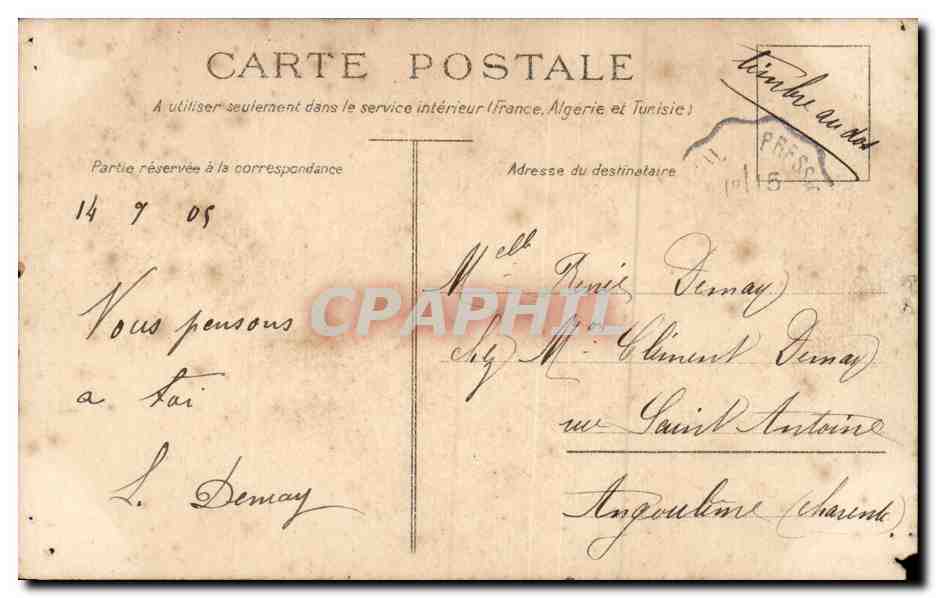 Orgueilleuse — Série S. 234, éditée par B. Sirvin, Toulouse — illustration de Y. Frigui — Reverso