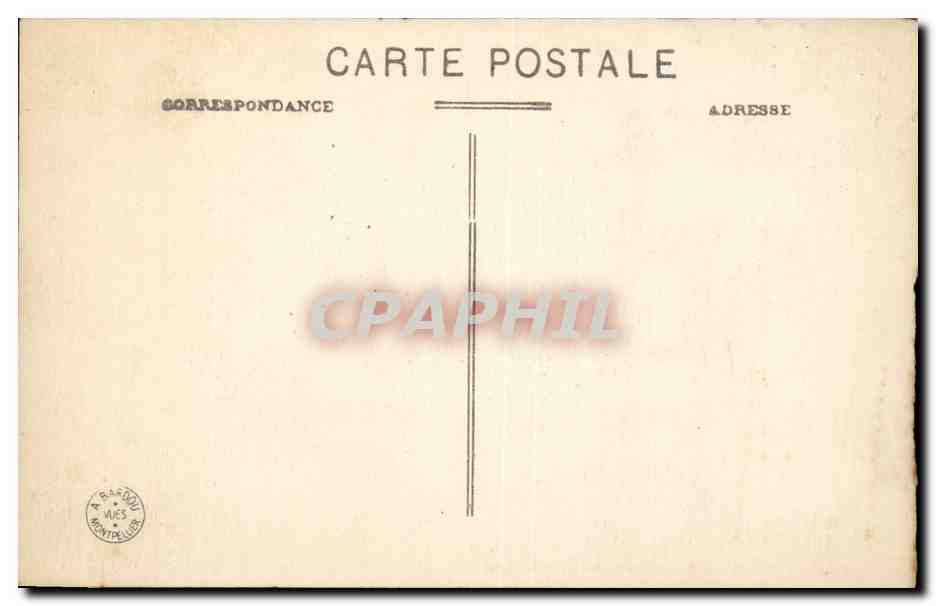 CPA Montpellier Monument erige a la memoire des morts de la grande guerre 1914 1918 — Back