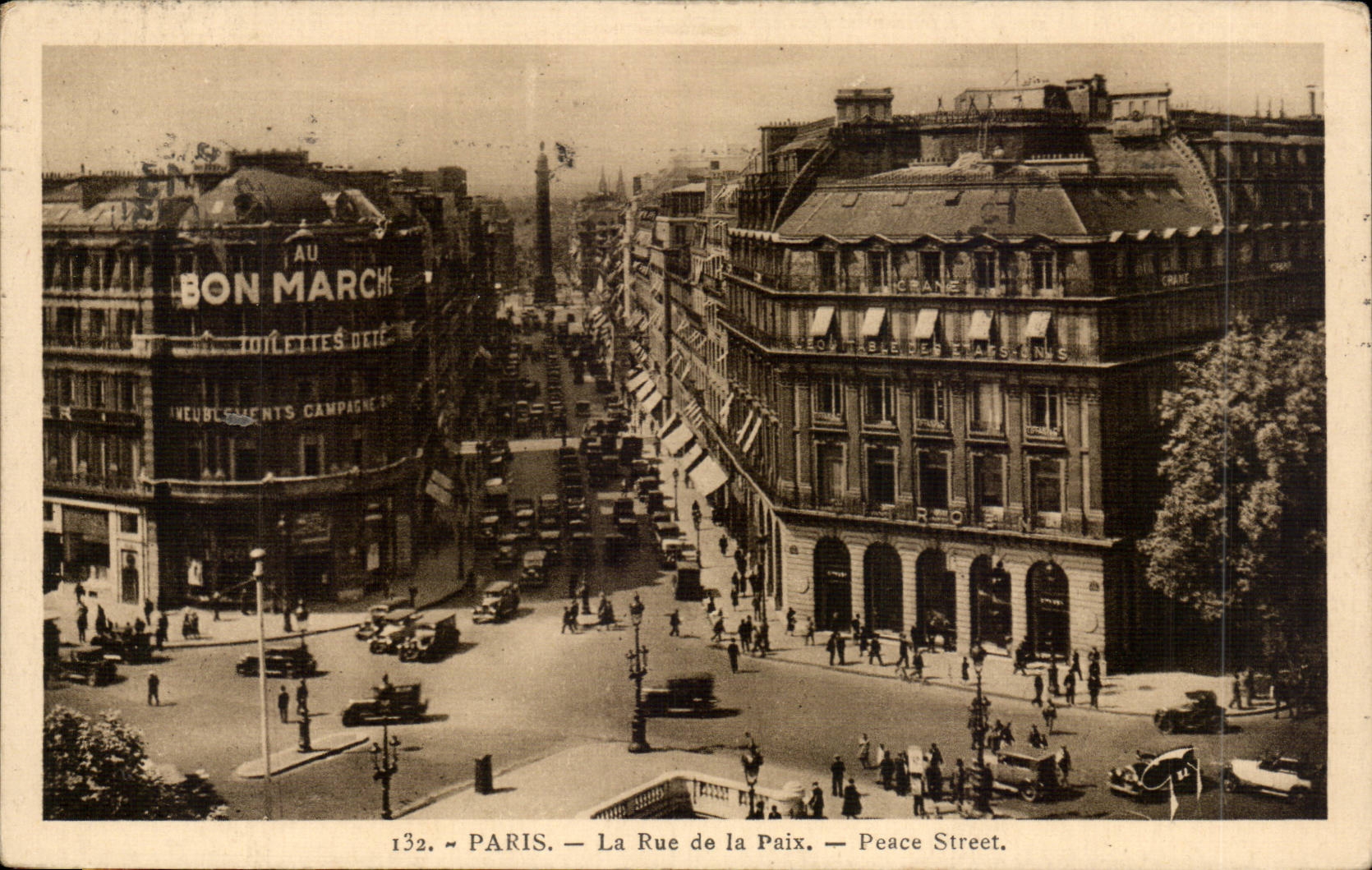 CPA Paris La rue de la Paix 
