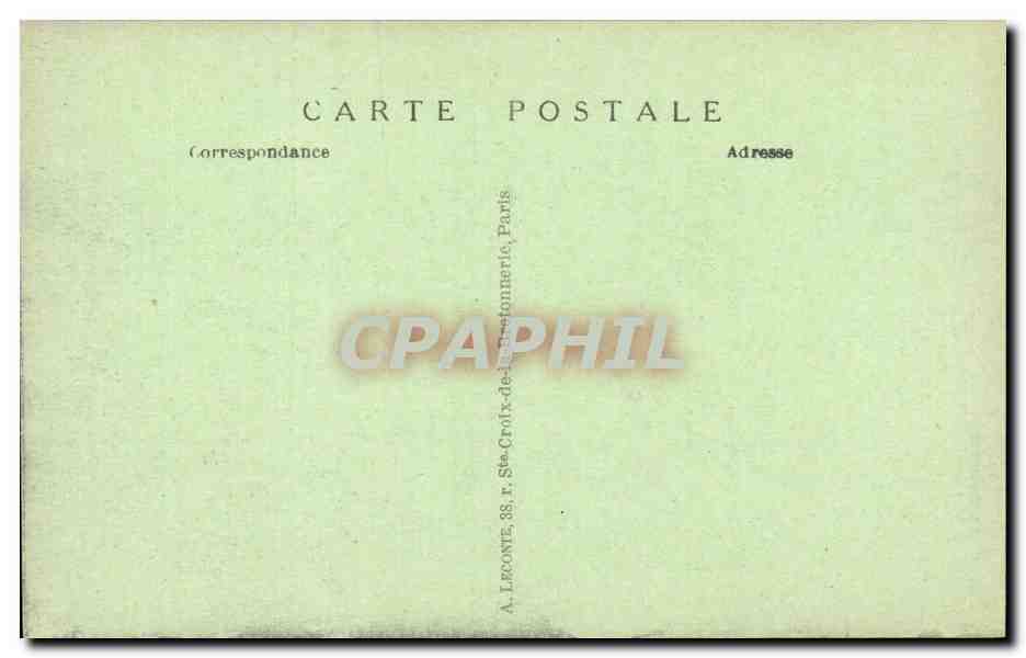 CPA Paris Tombeau de Napoleon — Rückseite