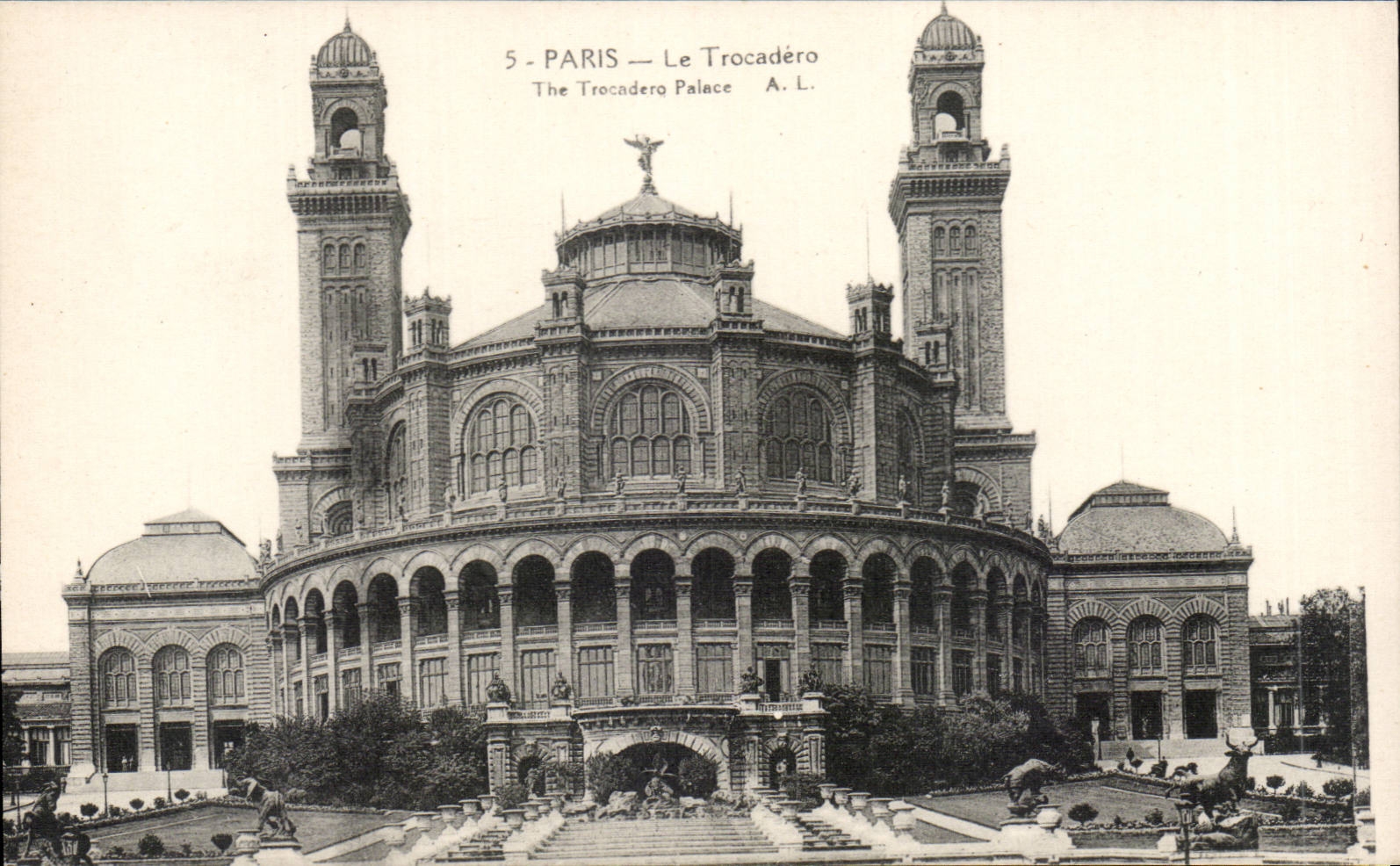 CPA Paris Le Trocadero
