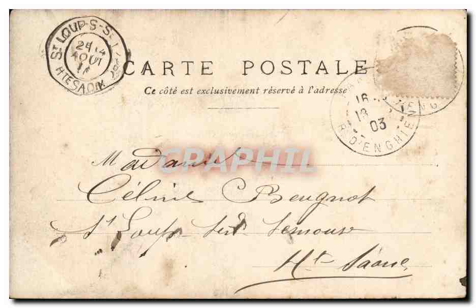 CPA Paris Eglise Notre Dame de Lorette — Rückseite