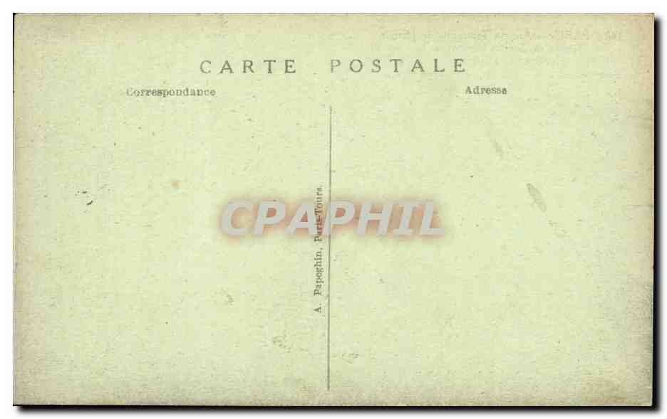 CPA Paris Arc triomphe de l'etoile Tombe du soldat inconnu et la flamme du souvenir — Rückseite