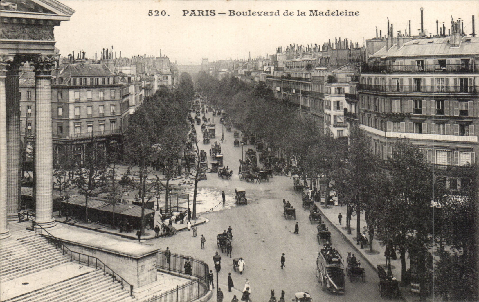 CPA Paris Boulevard de la Madeleine