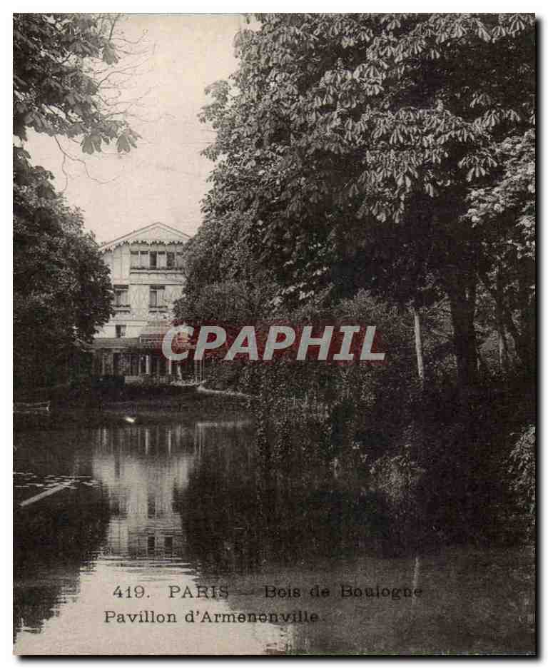 CPA Paris Bois de Boulogne Pavillon d'Armenonville