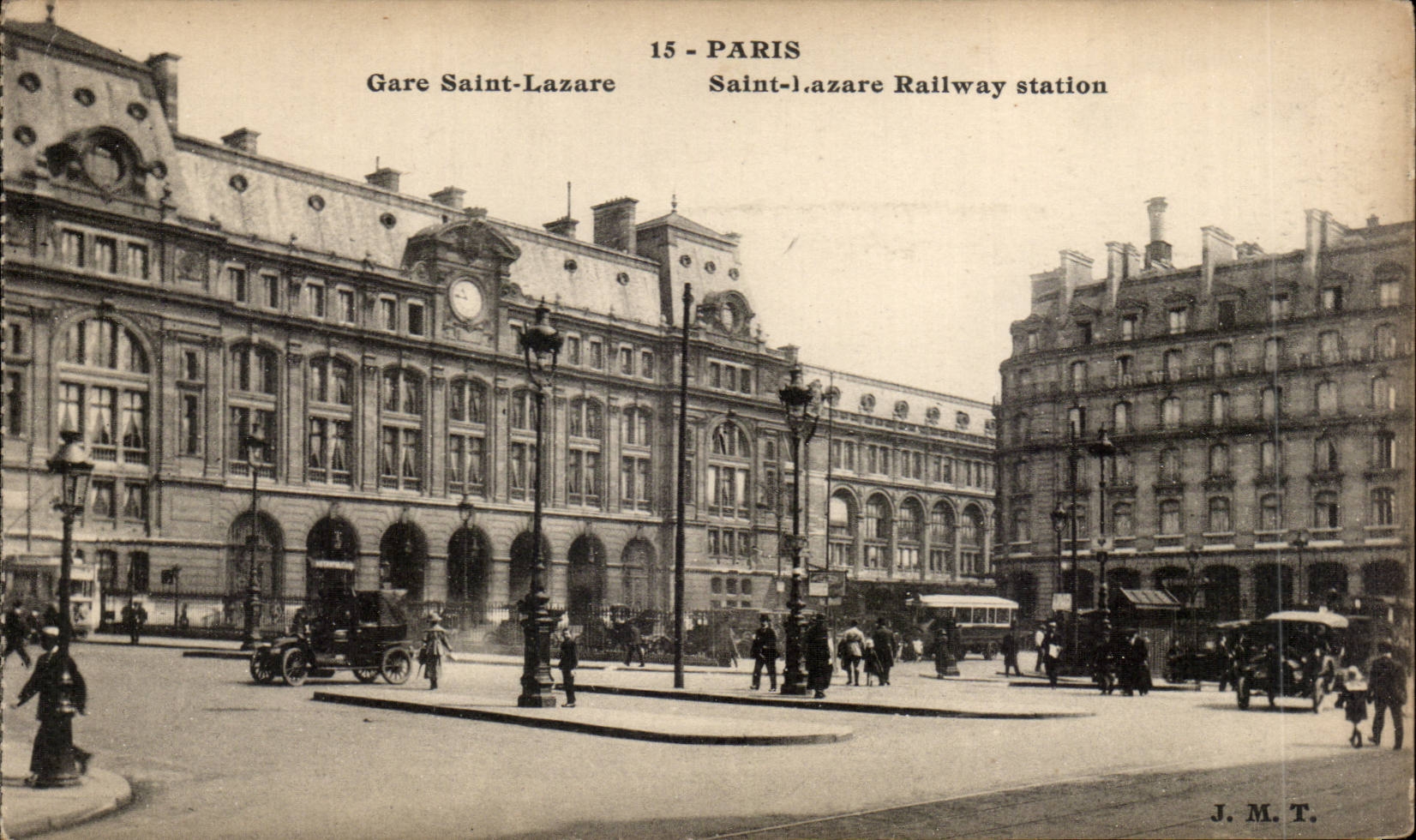 CPA Paris Gare saint Lazare
