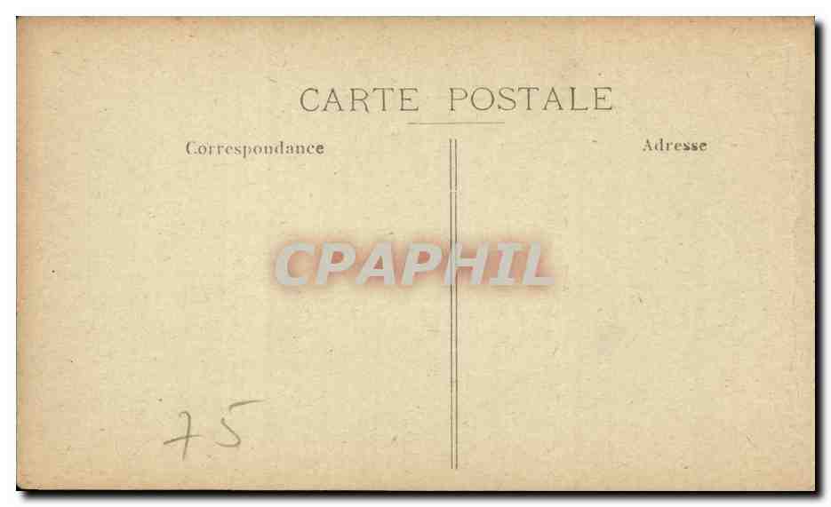 CPA Paris Gare saint Lazare — Rückseite