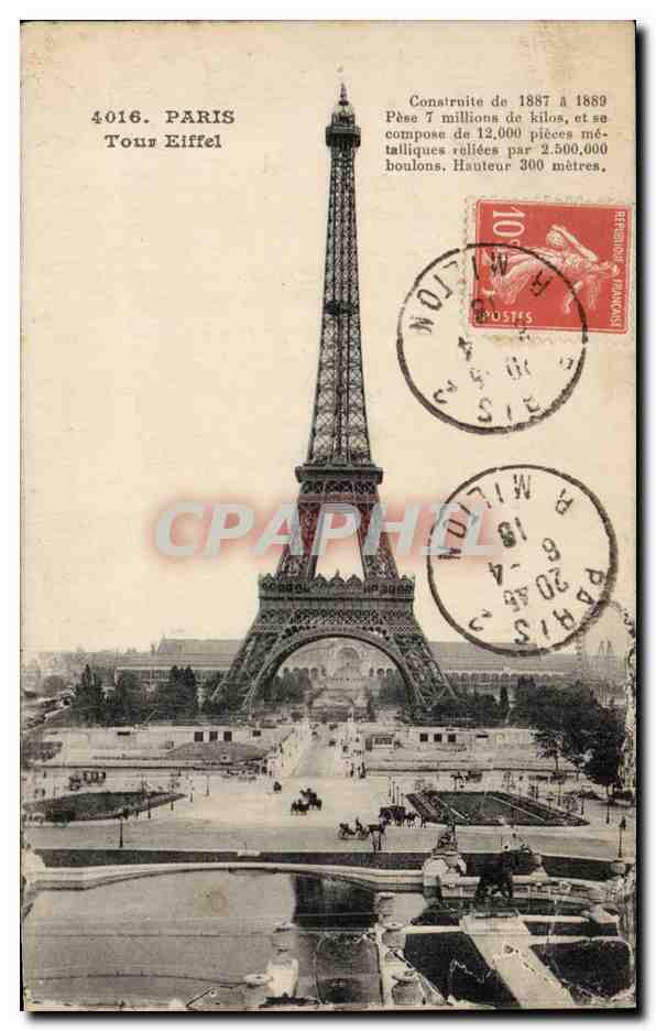CPA Paris Tour Eiffel