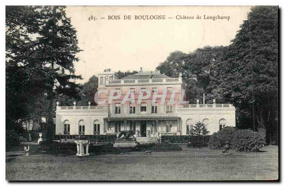 CPA Paris Bois de Boulogne Chateau de longchamp 