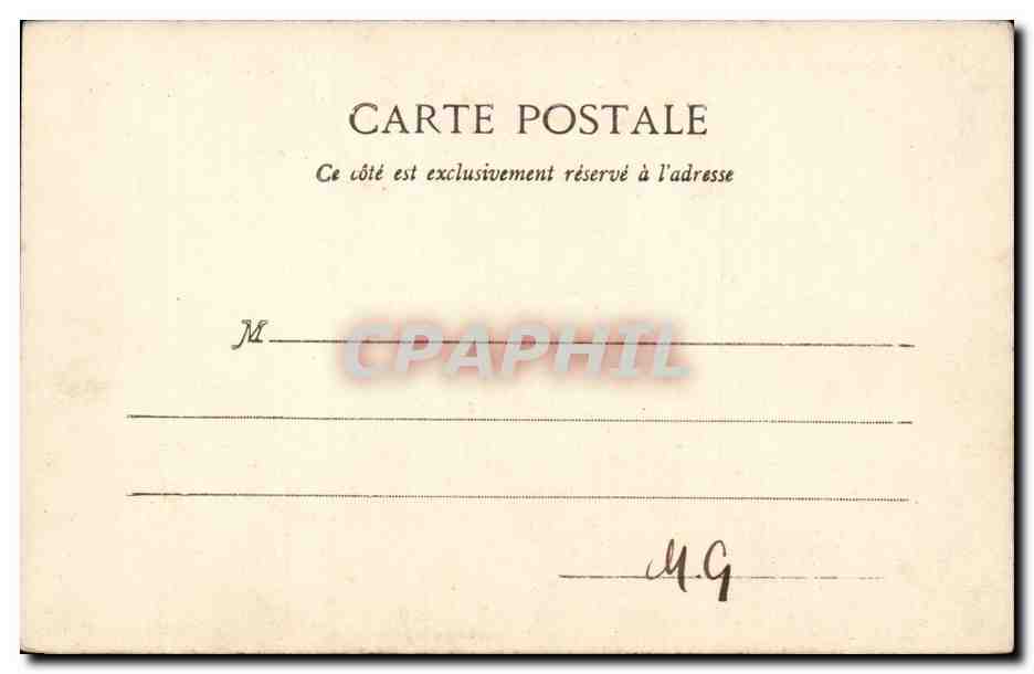CPA Paris Eglise Saint Gervais — Rückseite