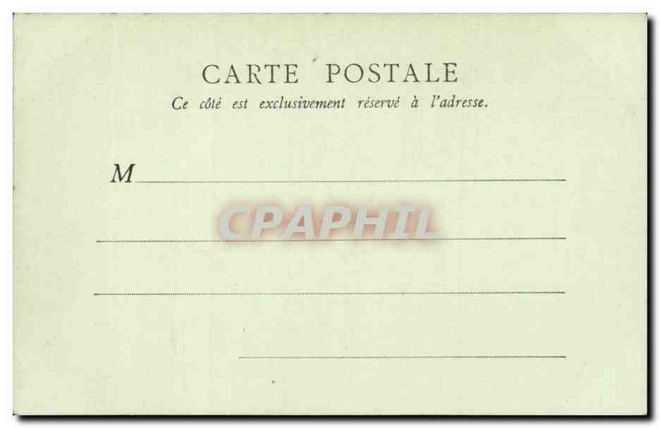 CPA Paris Les Buttes Chaumont le pont suspendu — Rückseite