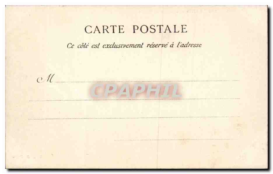 CPA Paris Ecole coloniale — Rückseite