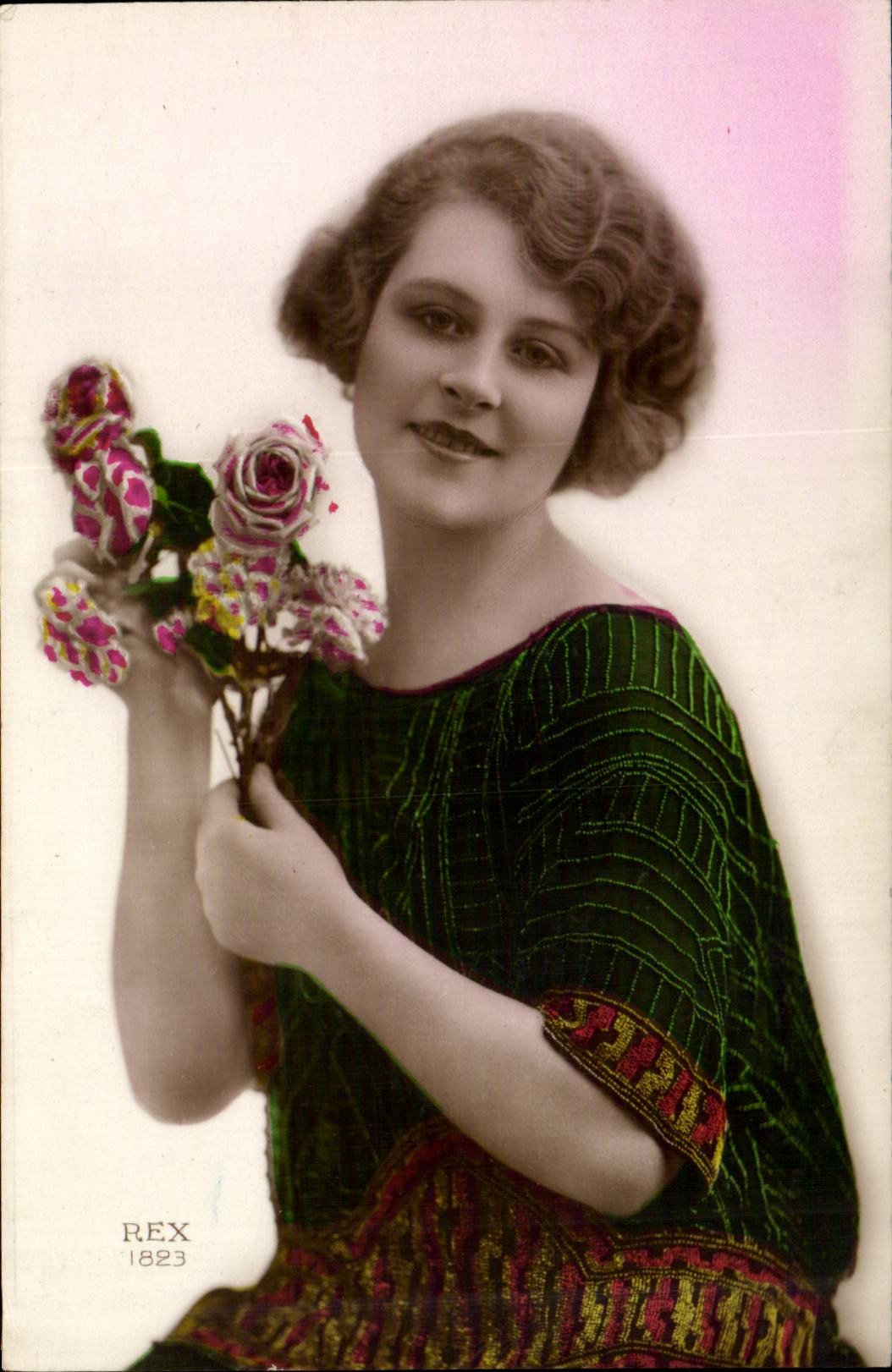 CPA Fantaisie Femme