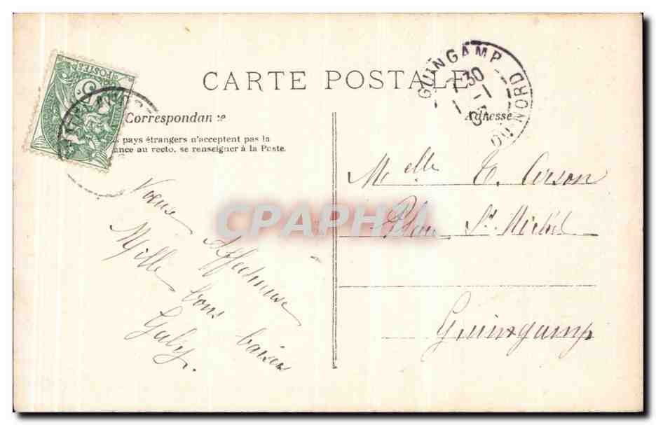 Jeune femme souriante avec roses — 'Heureuse Année' — A.D. PARIS n° 926 — Rückseite