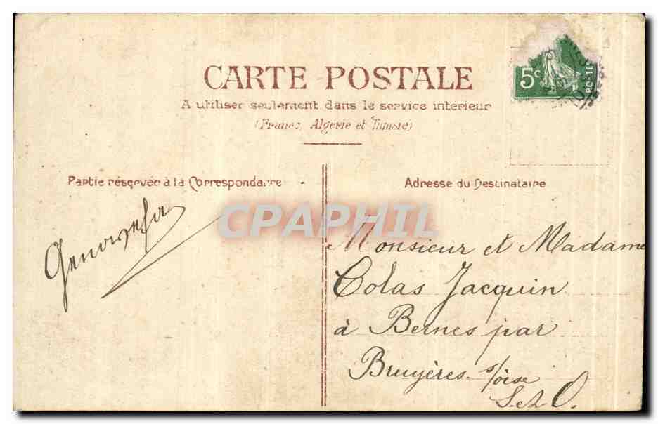 CPA Fantaisie Fleurs 29eme anniversaire — Verso