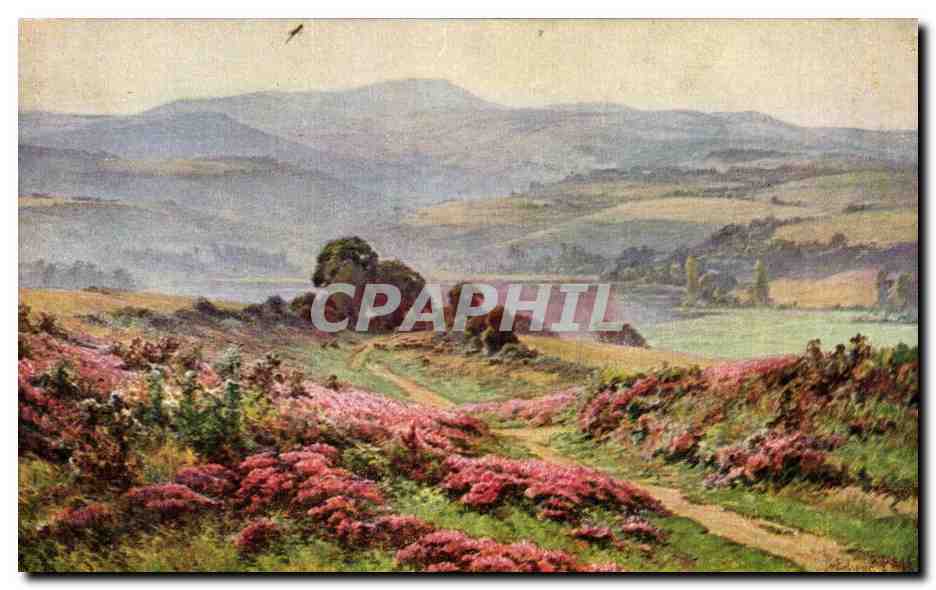 CPA Fantaisie Paysage Matinee en Morvan Edouard Pail