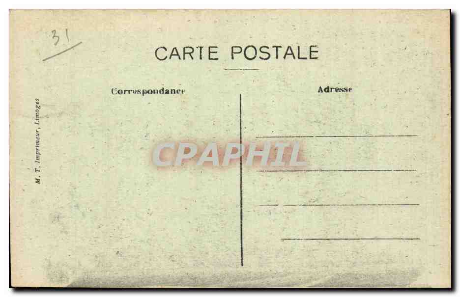 CPA Saint Bertrand de Comminges Tentation de Jesus — Verso