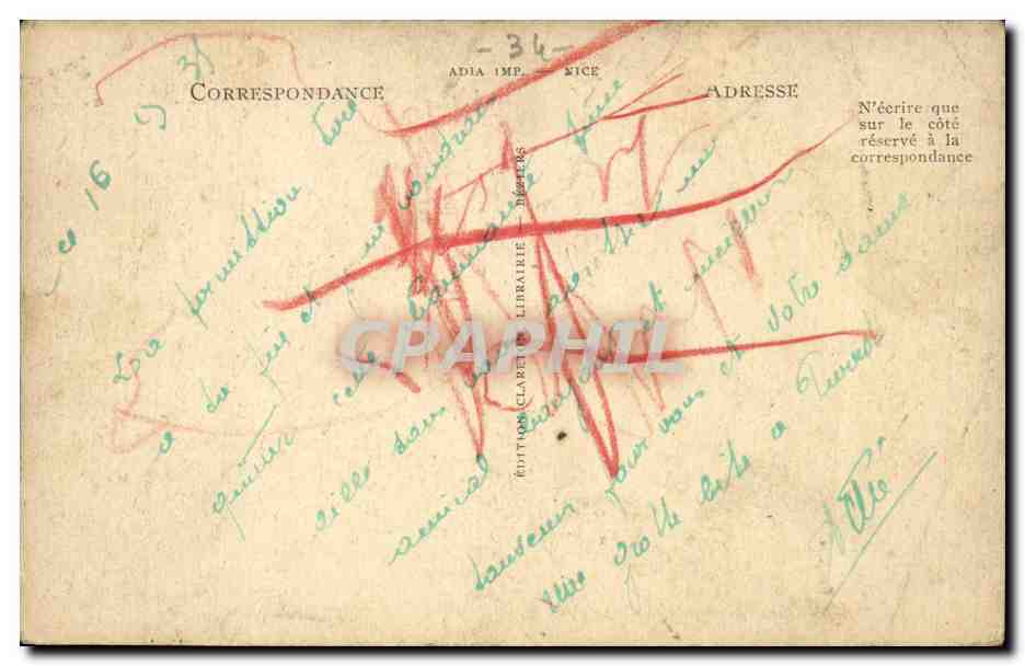 Béziers — Luftbild — Verlag: Clareton — Rückseite
