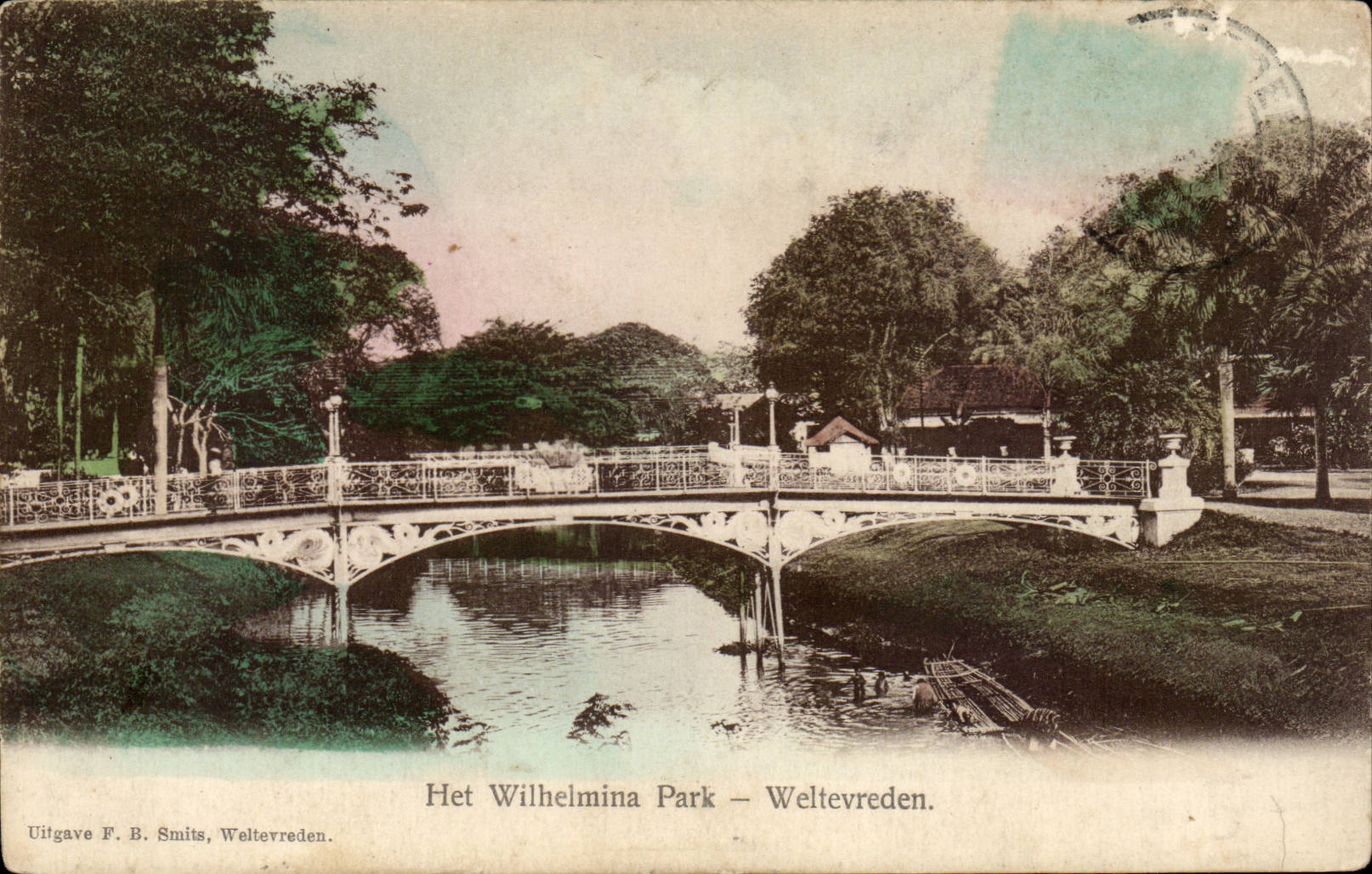 Pays Bas CPA Het Wilhelmina Park Weltevreden