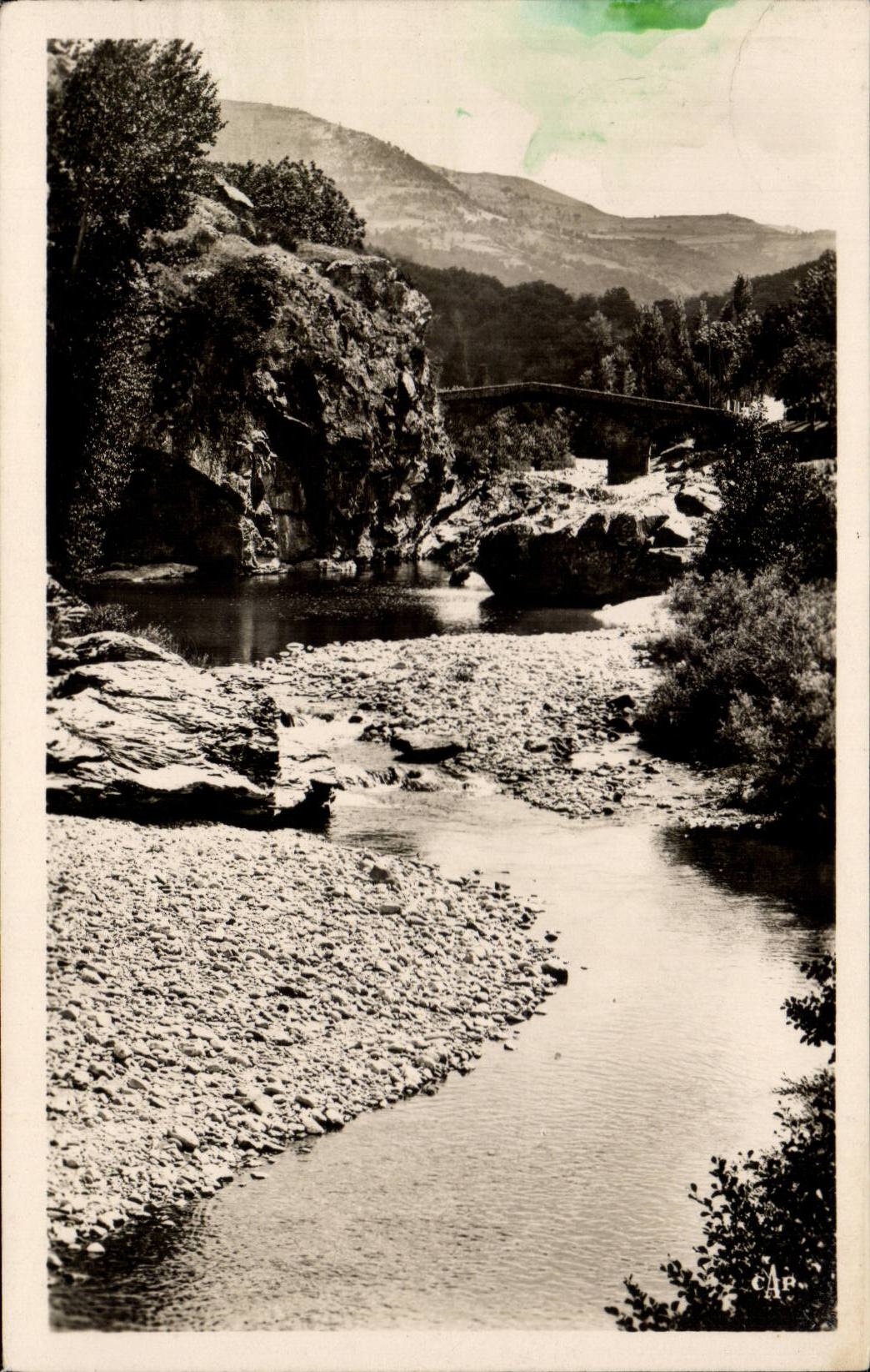 CPA Florac Le Tarnon et a roche aux fees